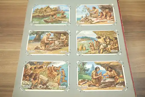 Erdal Kwak Sammelbilderalbum ca 18 Seiten 108 Karten Sammelbilder