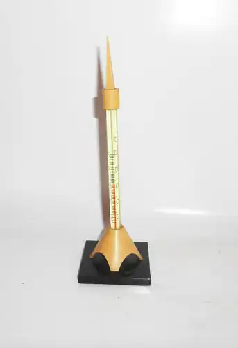 DDR Souvenir Moskauer Fernsehturm Ostankino Thermometer Москва́ UdSSR Figur !