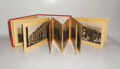 Leporello Stuttgart um 1900 Ansichten Bilder ! (B4