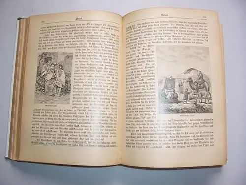 Illust. Länder - und Völkerkunde von Gustav A. Ritter um 1910 schöner Einband