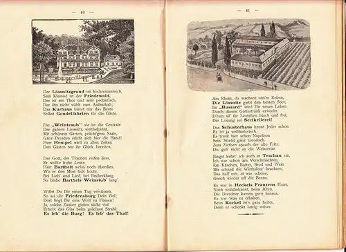 Führer durchs Elbthal von E.A.Hahn um 1910 Dresden Lössnitz !