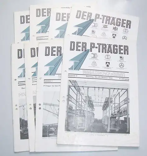 Der P  Träger Brückenbau Architektur 1933 bis 39 Konvolut Zeitschriften