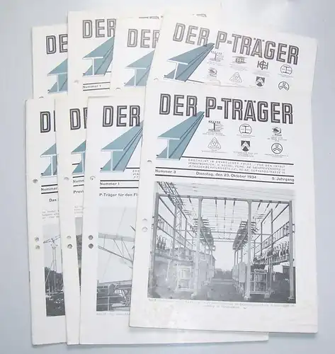  Der P  Träger Brückenbau Architektur 1933 bis 39 Konvolut Zeitschriften