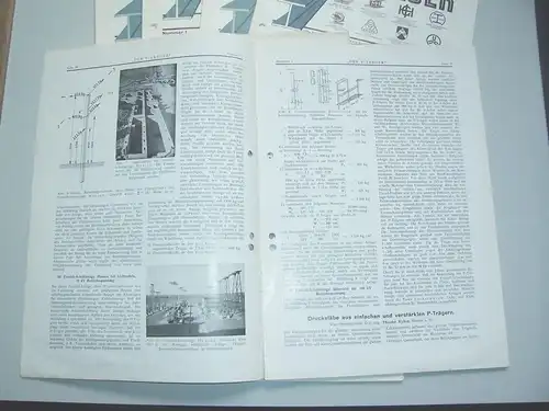 Der P  Träger Brückenbau Architektur 1933 bis 39 Konvolut Zeitschriften