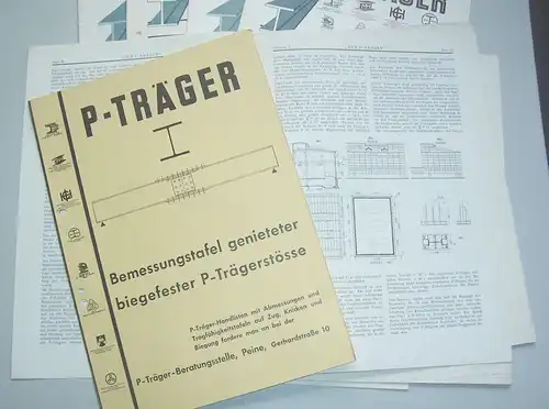 Der P  Träger Brückenbau Architektur 1933 bis 39 Konvolut Zeitschriften