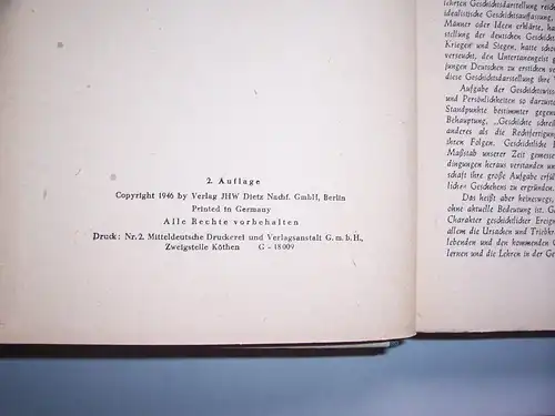 Historische Aufsätze zur preußisch-deutschen Geschichte - Franz Mehring 1946 !