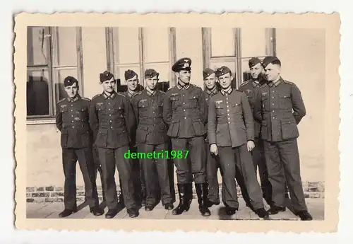 Foto Gruppe Soldaten in Gnesen 1943 polska IIWW photo  ! (F242