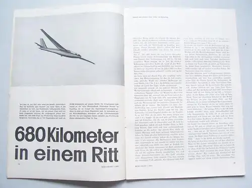 Luftverkehr mit Überschall Probleme & Projekte Aero Sport 1 / 1964 Grendörfer !