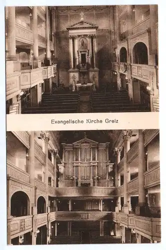 Ak Greiz Evangelische Kirche 1926