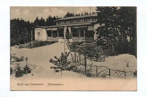 Ak Gruß aus Elsenborn Offizierskasino 1913