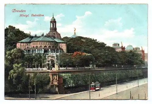 Ak Dresden Königliche Belvedere 1907