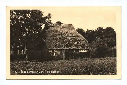 Ak Ostseebad Prerow Darß Fischerhaus 1943
