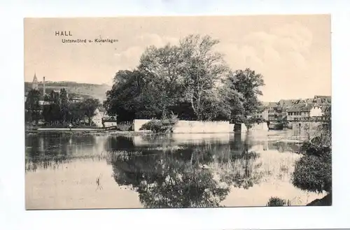 Ak Hall Unterwöhrt und Kuranlagen