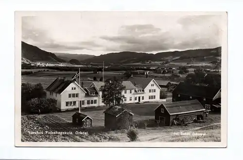 Ak Torshus Folkehogskule Orkdal Volkshochschule Norwegen