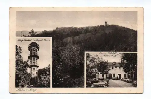 Ak Löbauer Berg Turm Wirtschaft Martin Proft Deutsches Reich 1931