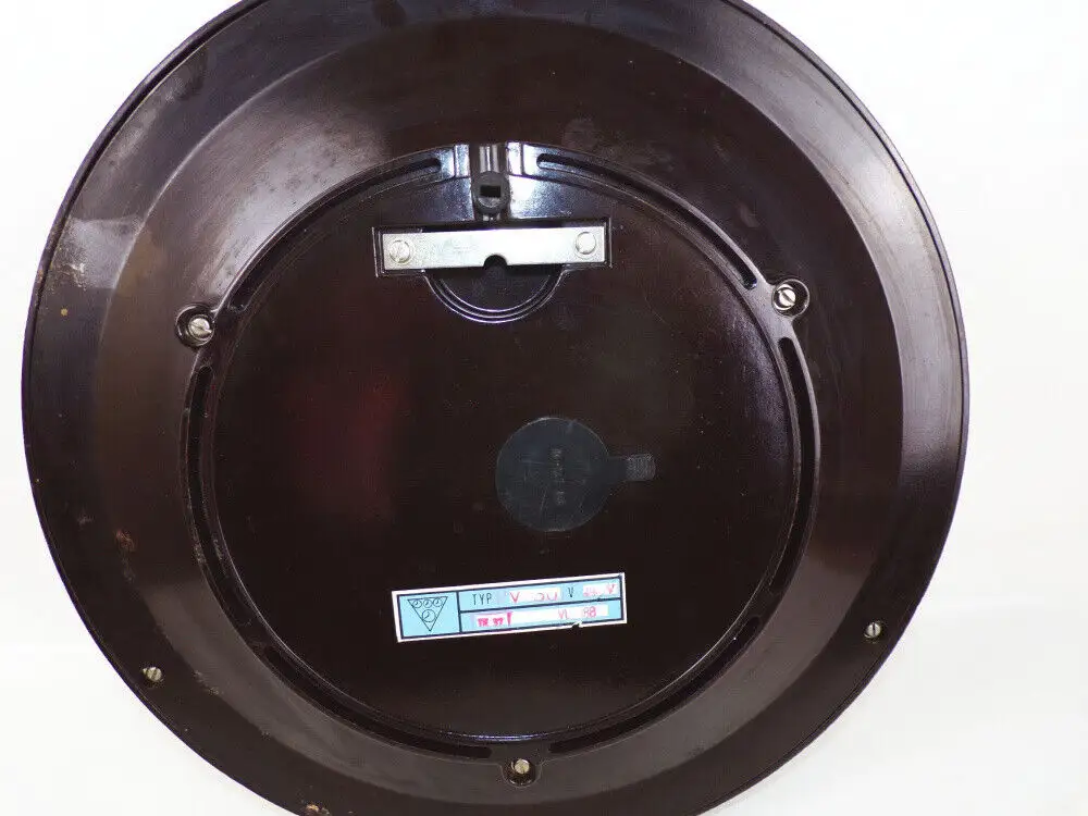 Pragotron Wanduhr Bakelit Uhr watch Industriedesign XL Werkstatt Loft 4