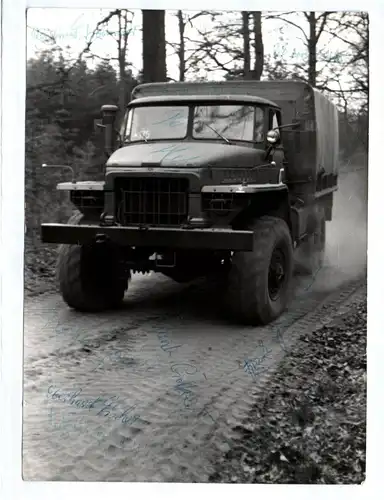 NVA Foto Ural LKW 1960er DDR