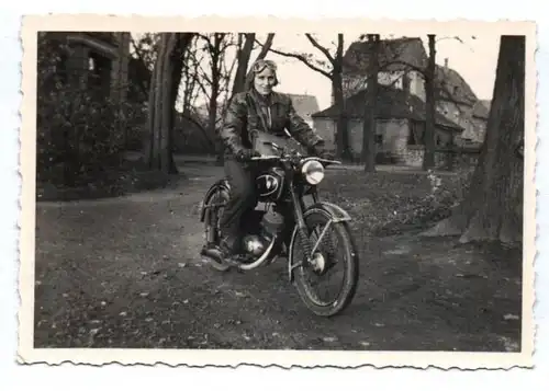 Foto DKW Motorrad 1940er 1950er