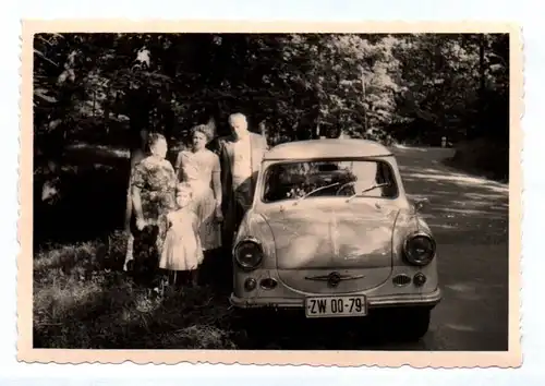 Foto Trabi Auto PKW 1960er DDR