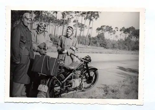 Foto Motorrad wohl RT Sozius Sattel 1960er motorcycle