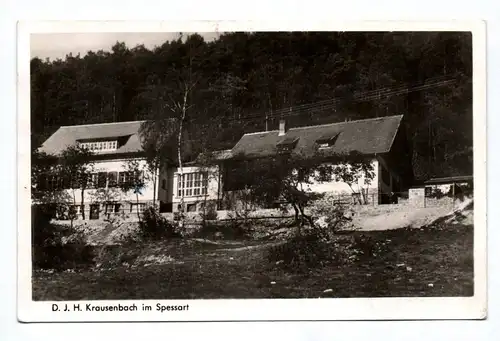 Ak Krausenbach im Spessart 1954 Bayern