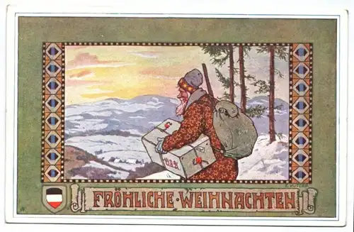 Künstler Ak Weihnachtsmann Ernst Kutzer um 1910