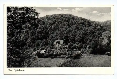 Ak Haus Friedenstal Solingen Gräfrath 1953