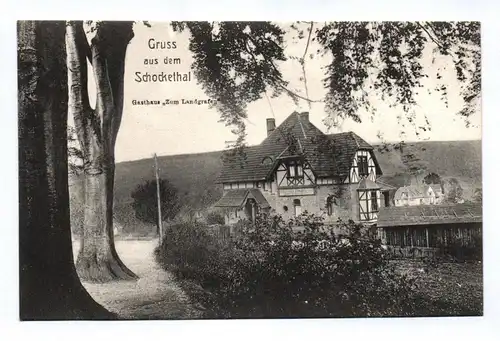 Ak Gruß aus dem Schockethal Gasthaus zum Landgrafen