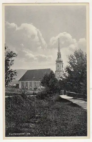 Ak Cunewalde Kirche um 1935 ! (A3743