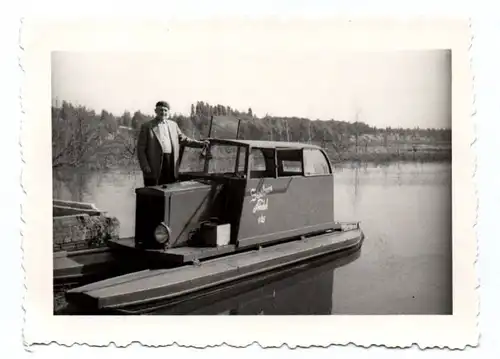 Foto Seebus Friedel Wasserfahrzeug Oldtimer DDR 1955 DDR