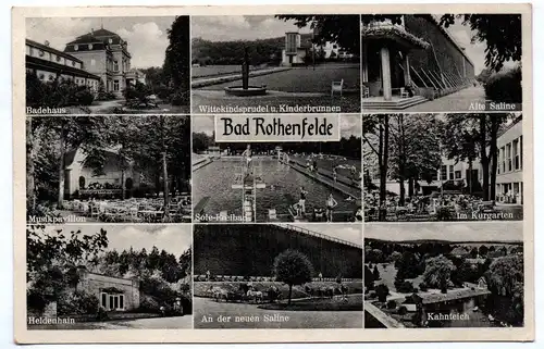 Ak Bad Rothenfelde Mehrbild 1938