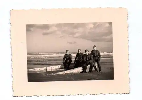 Foto deutsche Soldaten an belgischer Küste 2 Wk WW2 Belgien