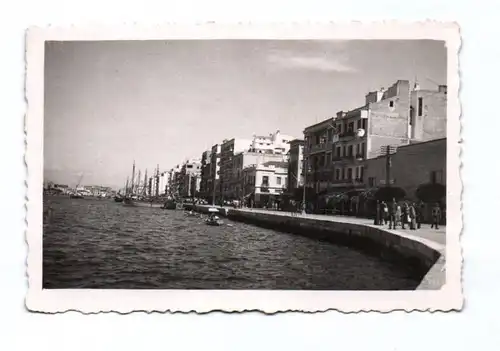 Photo Saloniki Thessaloniki Hafen 2 Wk Foto Griechenland greece photo WW2