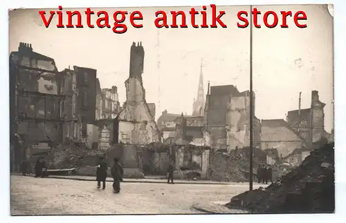 Foto Ak Lille Ruinen Zerstörung Frankreich 1 Weltkrieg WW1 Fotografie