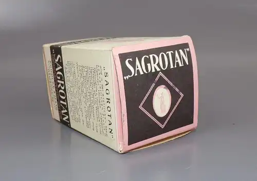 Sagrotan Originalkarton 1930er Schülke Mayr Hamburg alte Reklame Pappdose Deko