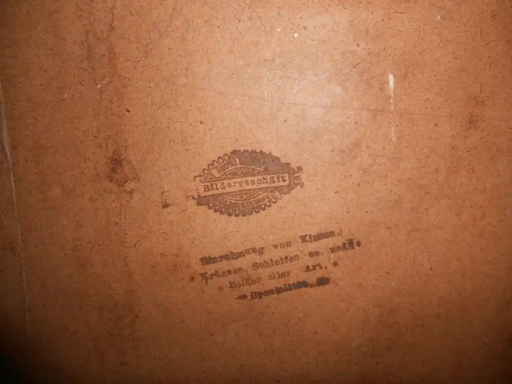 Foto 1894 Bilderrahmen Beamte G.v.Kramsta`schen Gewerkschaft Konradsthal Bergbau 10