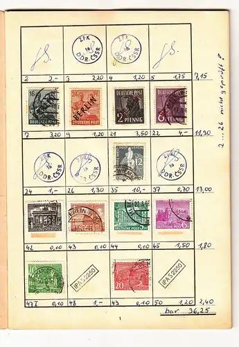 Briefmarken 2 Auswahlhefte  Berlin West 1950er bis 1980er