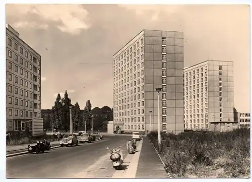 Ak Hochhaus Hotel Dresdner Tourist DDR