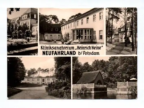 Ak Kliniksanatorium Heinrich Heine Neufahrland Rosengarten Badehaus 1972