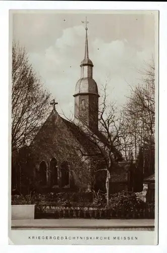 Ak Kriegergedächniskirche Meissen
