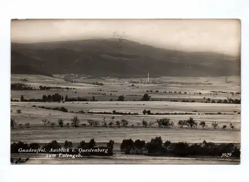 Ak Gnadenfrei Ausblick von Questenberg zum Eulengebirge 1932 Schlesien