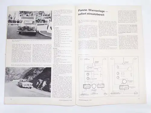 Motor Rundschau 4 von 1964 Rallye Monte Carlo Opel Kapitän Admiral Diplomat