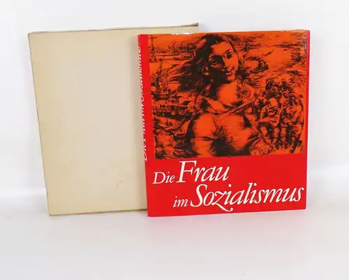 Die Frau im Sozialismus Marlis Allendorf Edition Leipzig DDR 1975 Schuber Buch