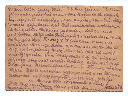 Brief Carl Gutmacher Cigarrenfabrik Roßwein Sachsen 1923