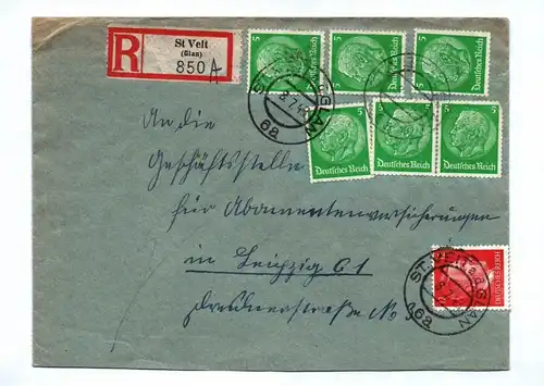 R-Brief St Veit Glan 1943 Briefkuvert