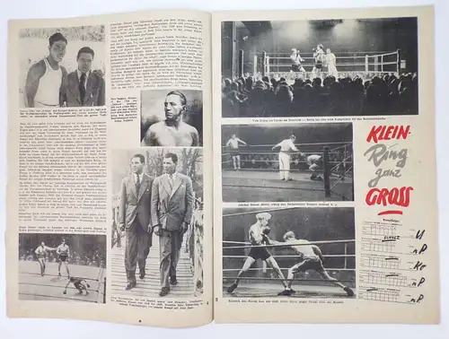 Sport Forum 1948 Heft 18 Zeitschrift Günther Debert Jack Dempsey Boxen Eishockey