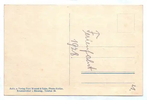 Ak Riesengebirge Ober Krummhübel 1928 Karpacz Polen