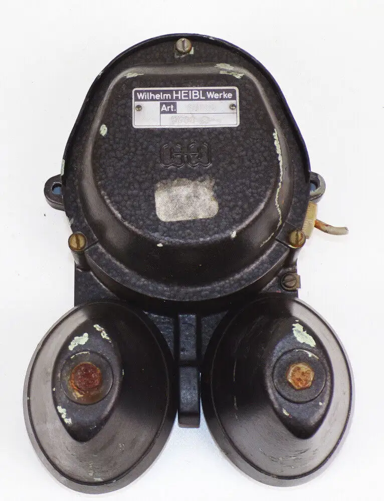Alte Heibl Klingel Läute Glocke 5000 Ohm Werkstattklingel Schulklingel Industrie 1