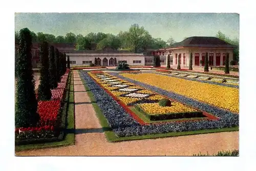 Ak Jubiläums Gartenbau Ausstellung Dresden 1926 Schmuckanlage am Hauptgang
