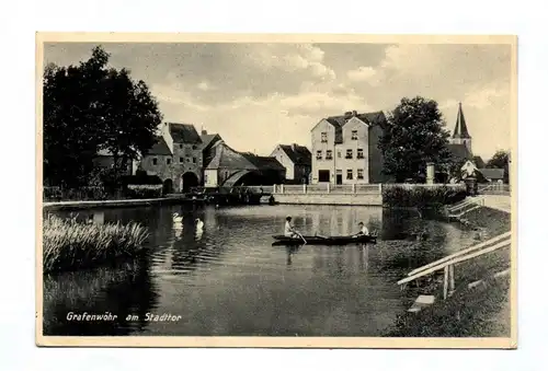 Ak Grafenwöhr am Stadttor